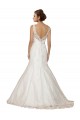 Lace V-Neck Mermaid Ivory Wedding Dress Derby
