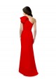 Stretch Crepe High Neck Mermaid Red Formal Dress / Bridesmaid Dress Derby